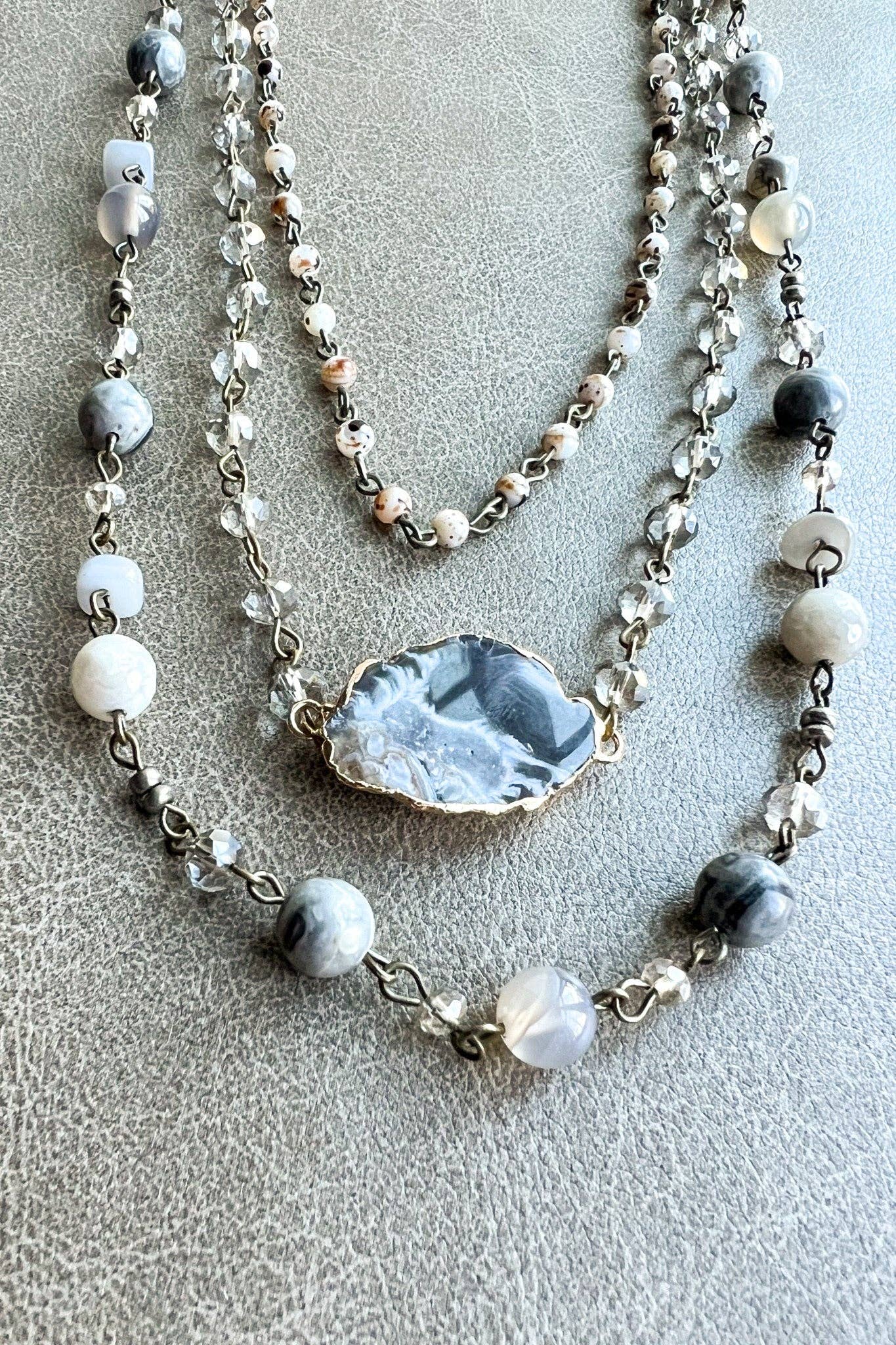 Florence Necklace Grey