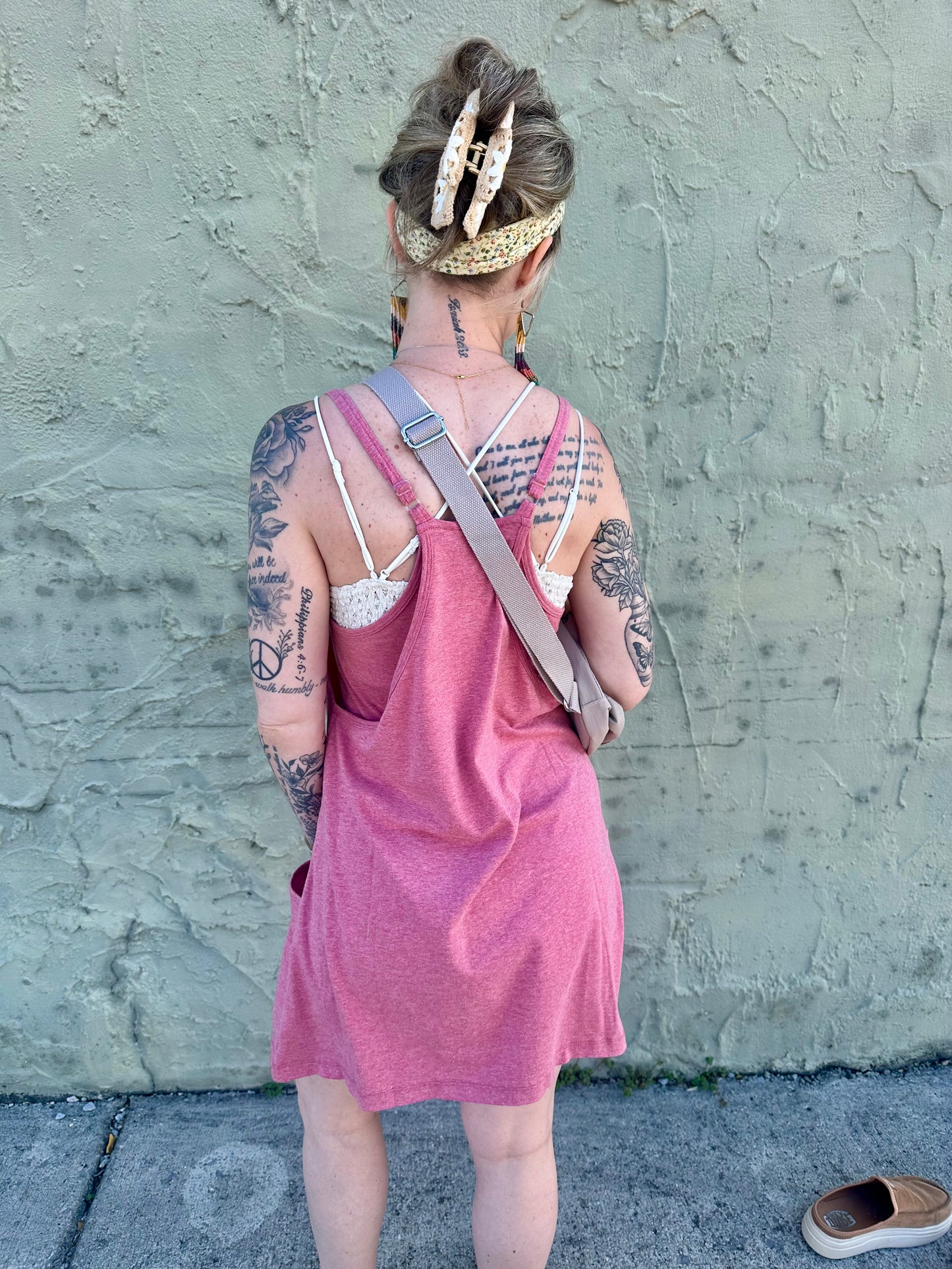 Mini Dress With Built-in Romper Liner