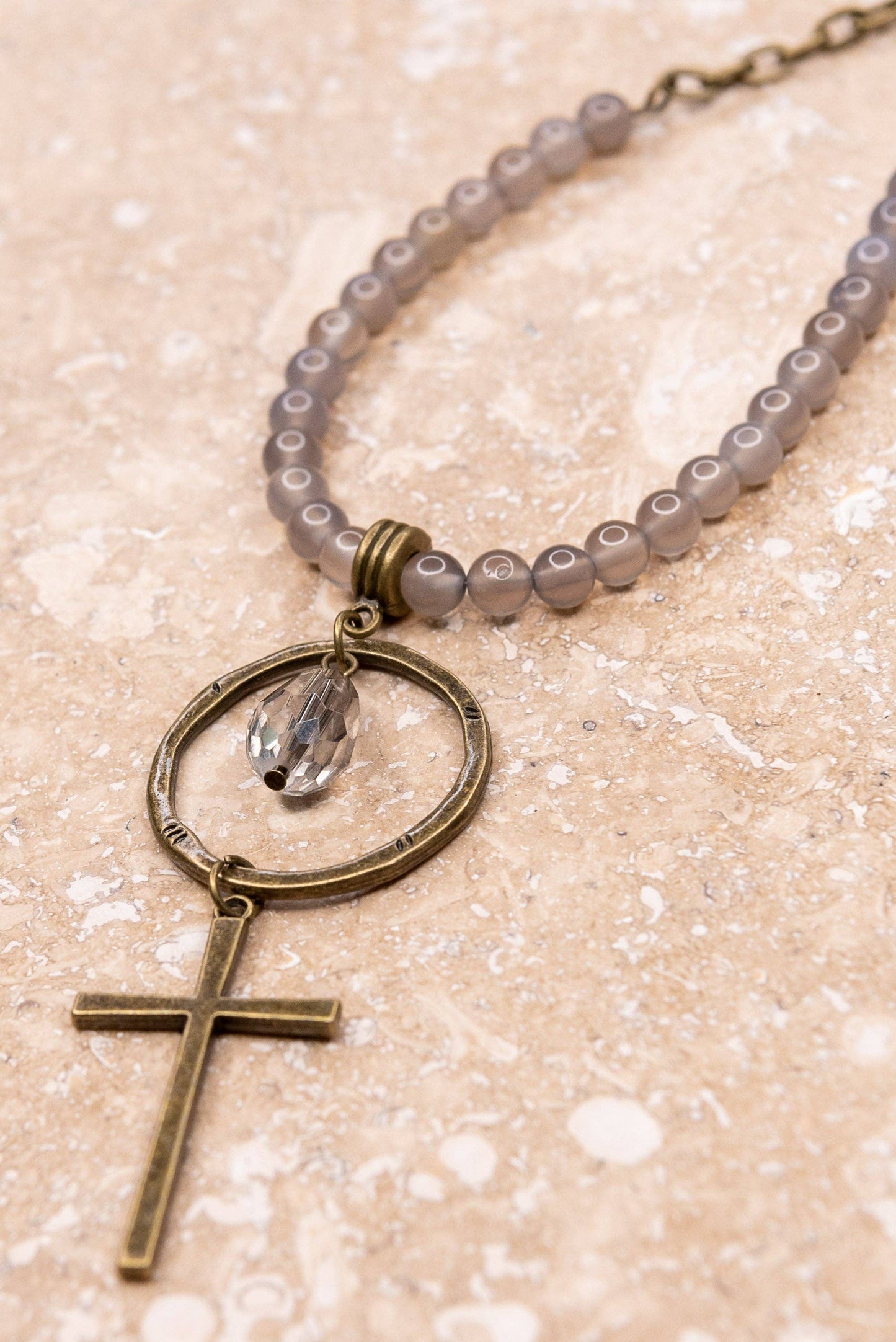 Gianna Necklace in Crystal