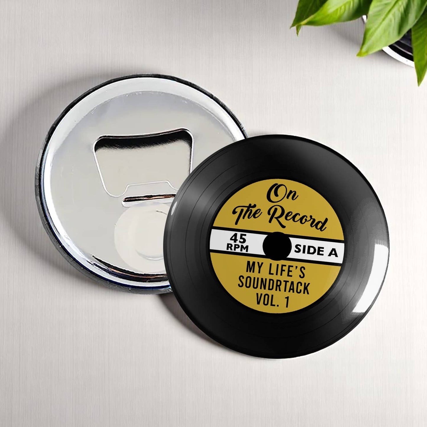 Tap and Play | Scannable Vinyl Record Magnets: My Life's Soundtrack / Magnet