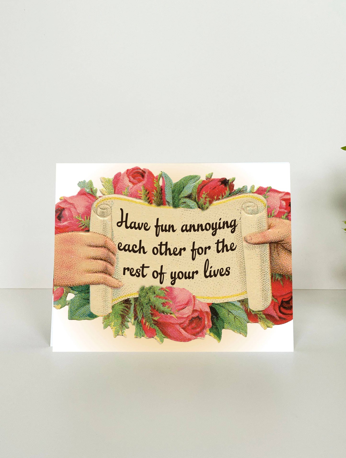 Have Fun Annoying Each Other Funny Wedding Card