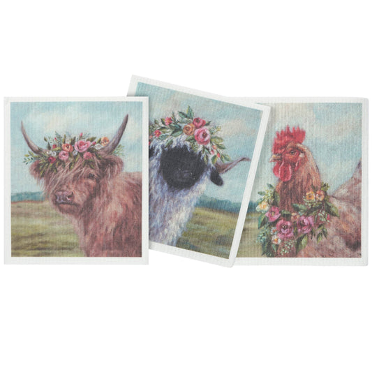 Farm Swedish Dishcloth Set
