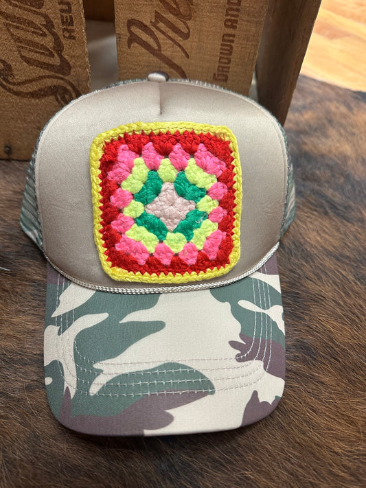 Granny Square Hat (Sharon)