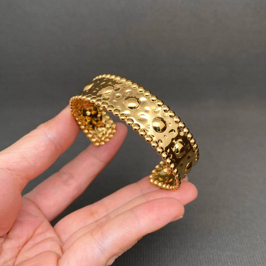 18K Gold Plated Stainless Steel Cuff - FGS