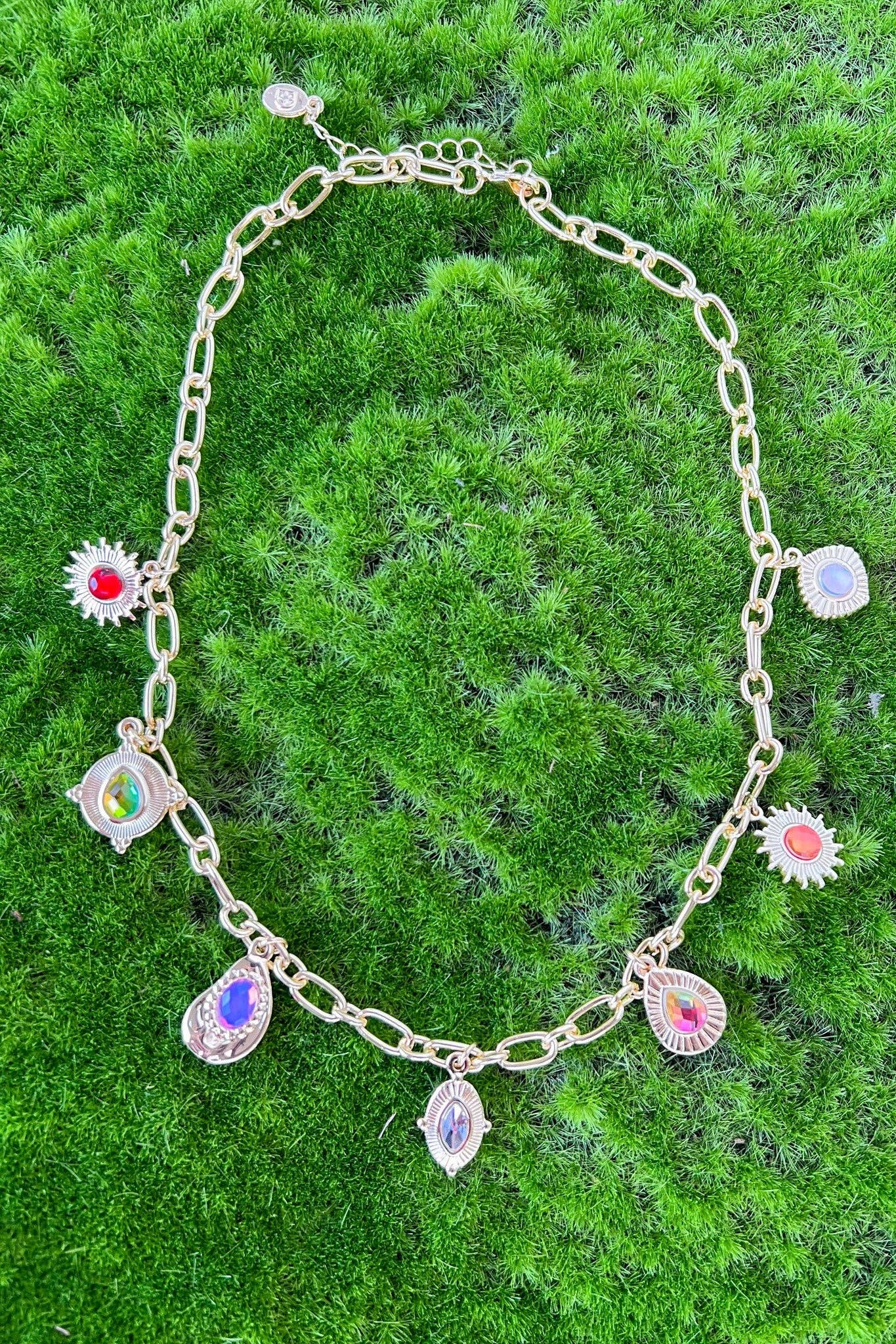 Jewel Charm Necklace