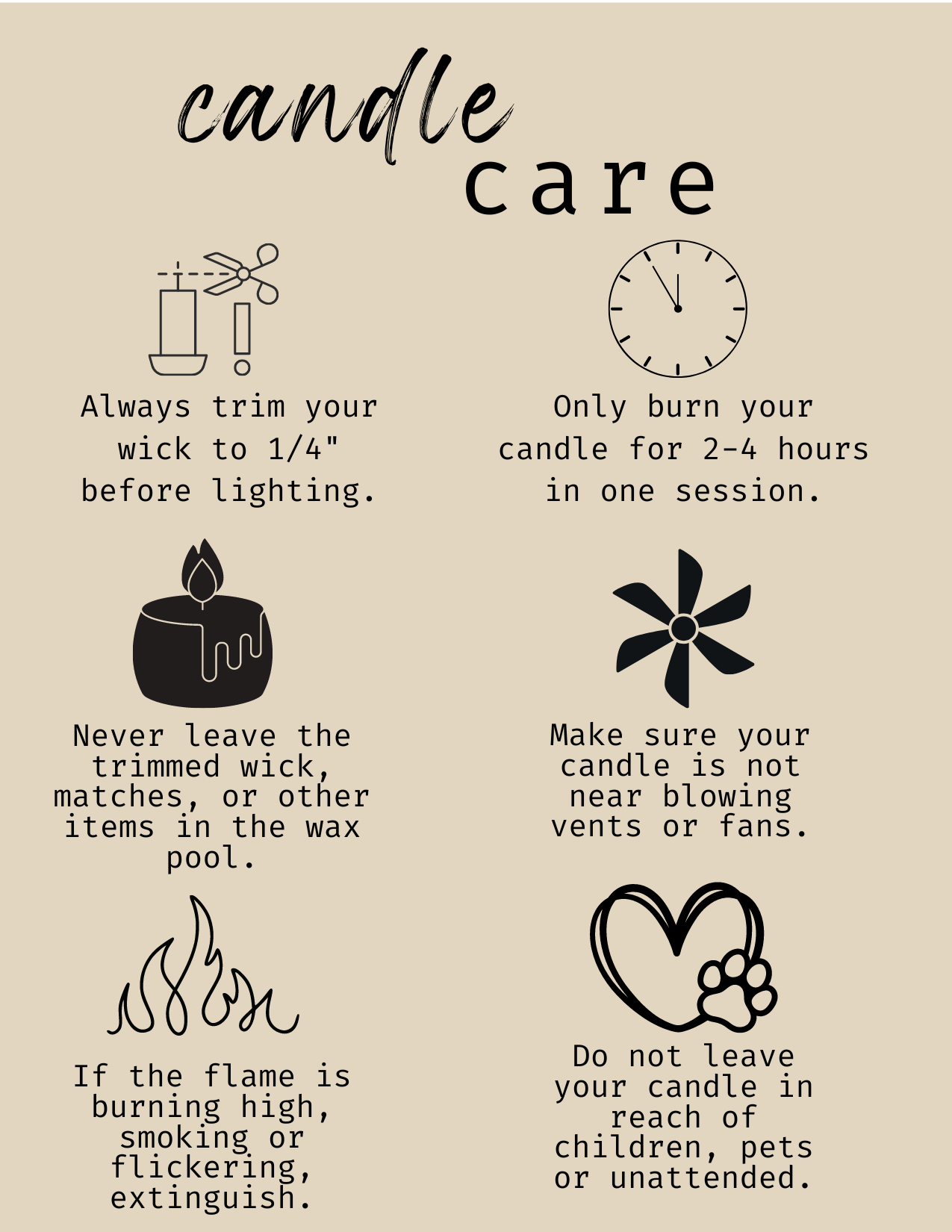 Hippie Summer Apothecary-Inspired Candle