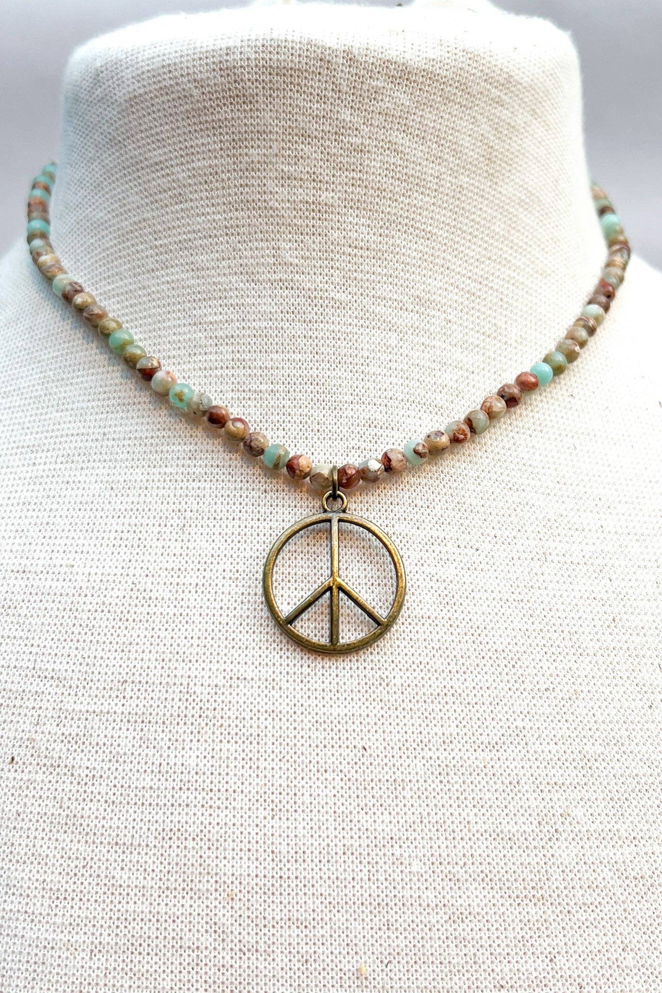 Peace Imperial Jasper Necklace