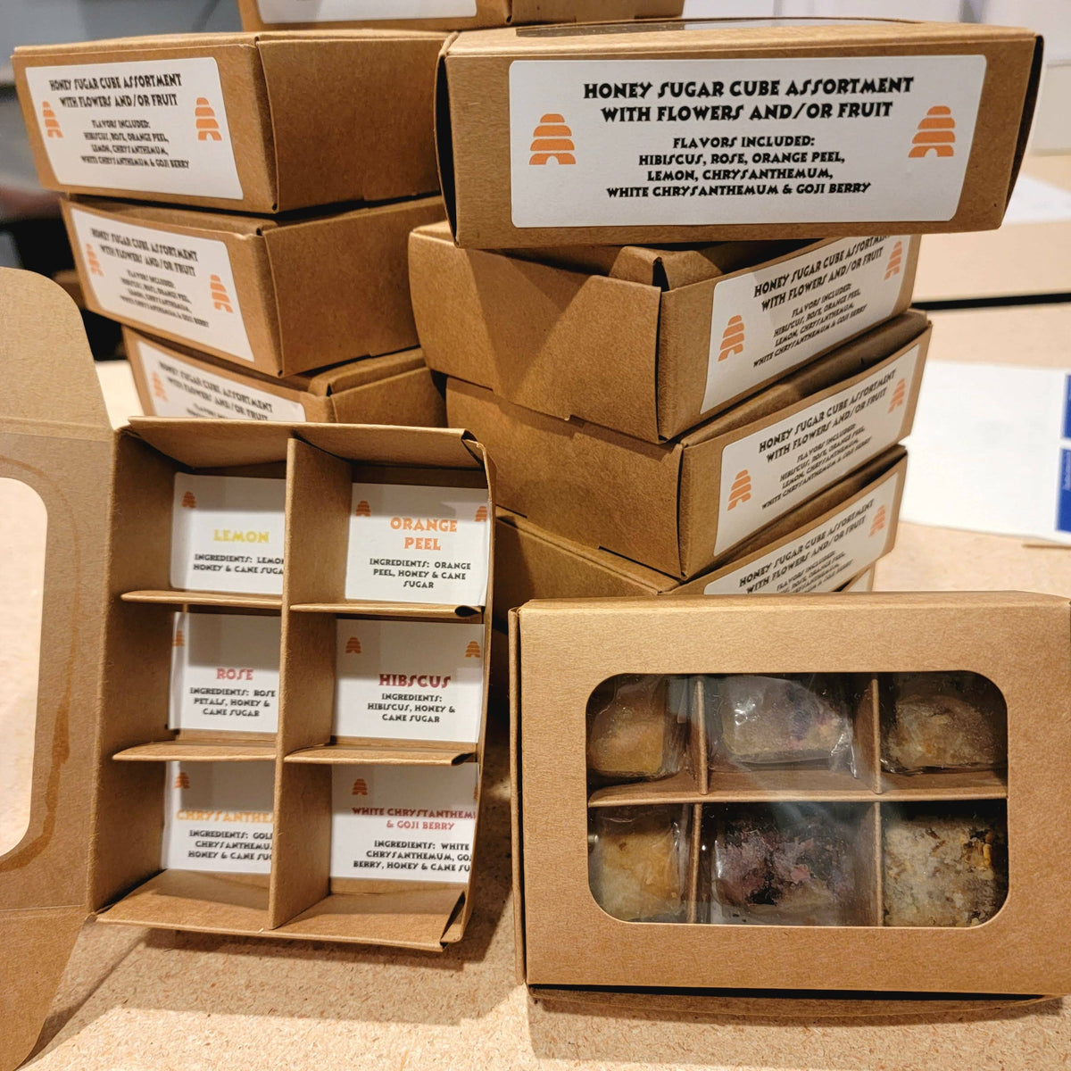 Gourmet sugar cubes