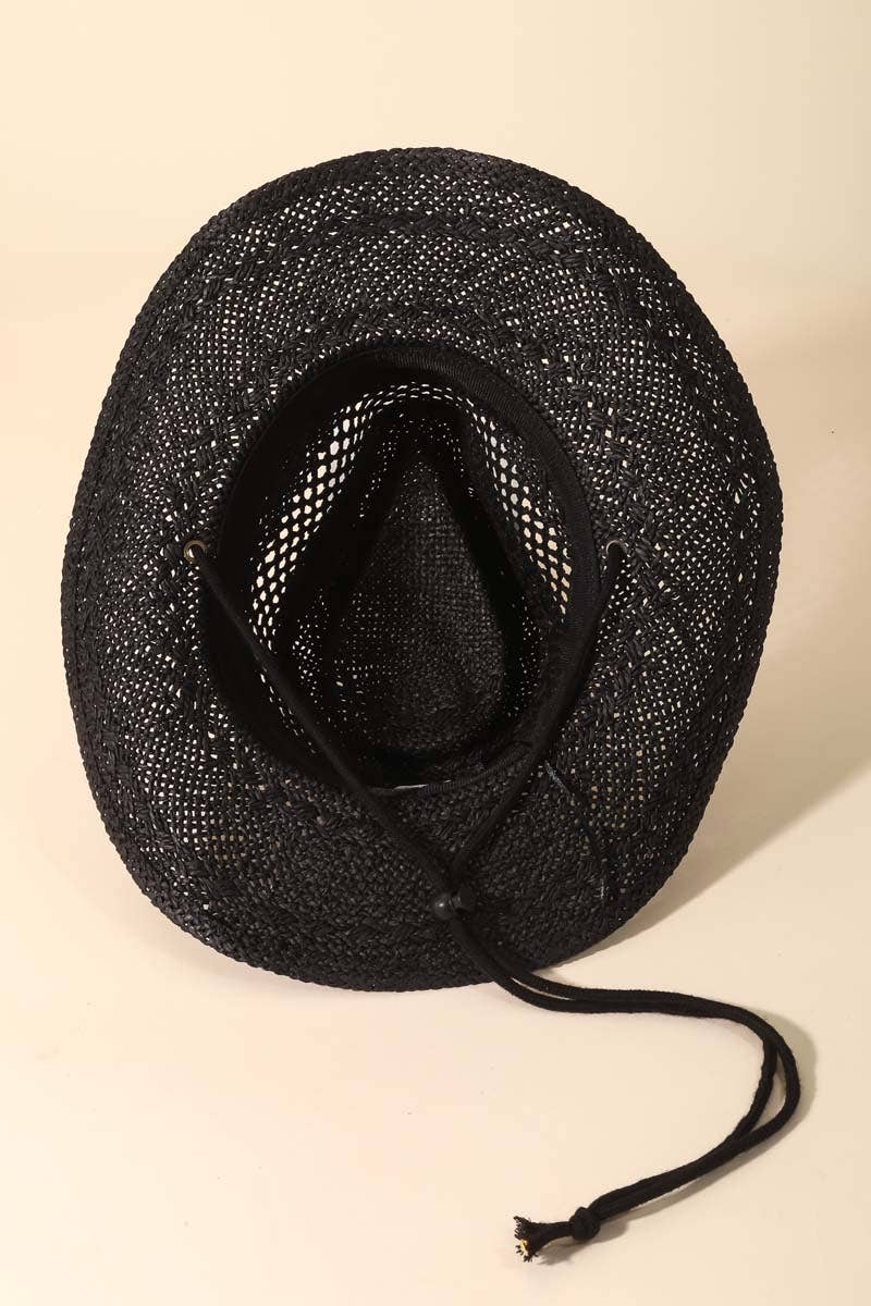 Straw Weave Fashion Western Cowboy Hat: IV