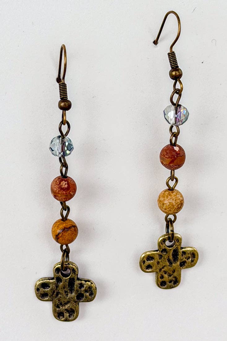 Joan Earring - Brown