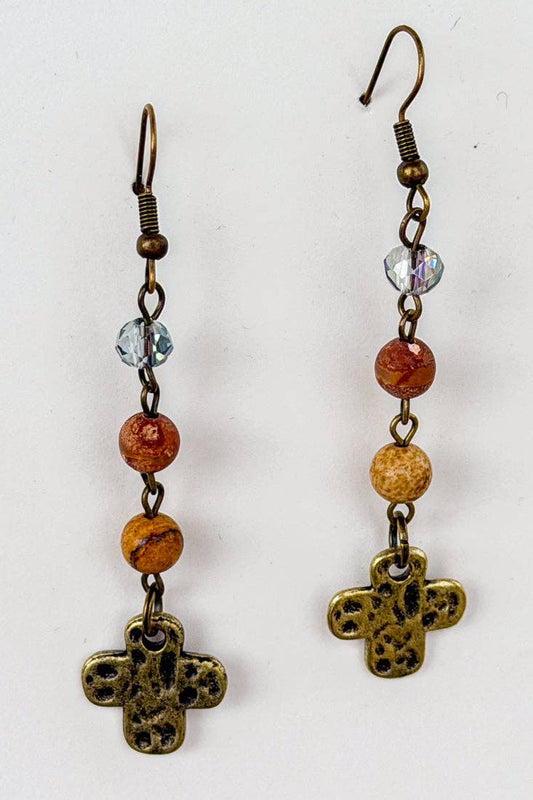 Joan Earring - Brown