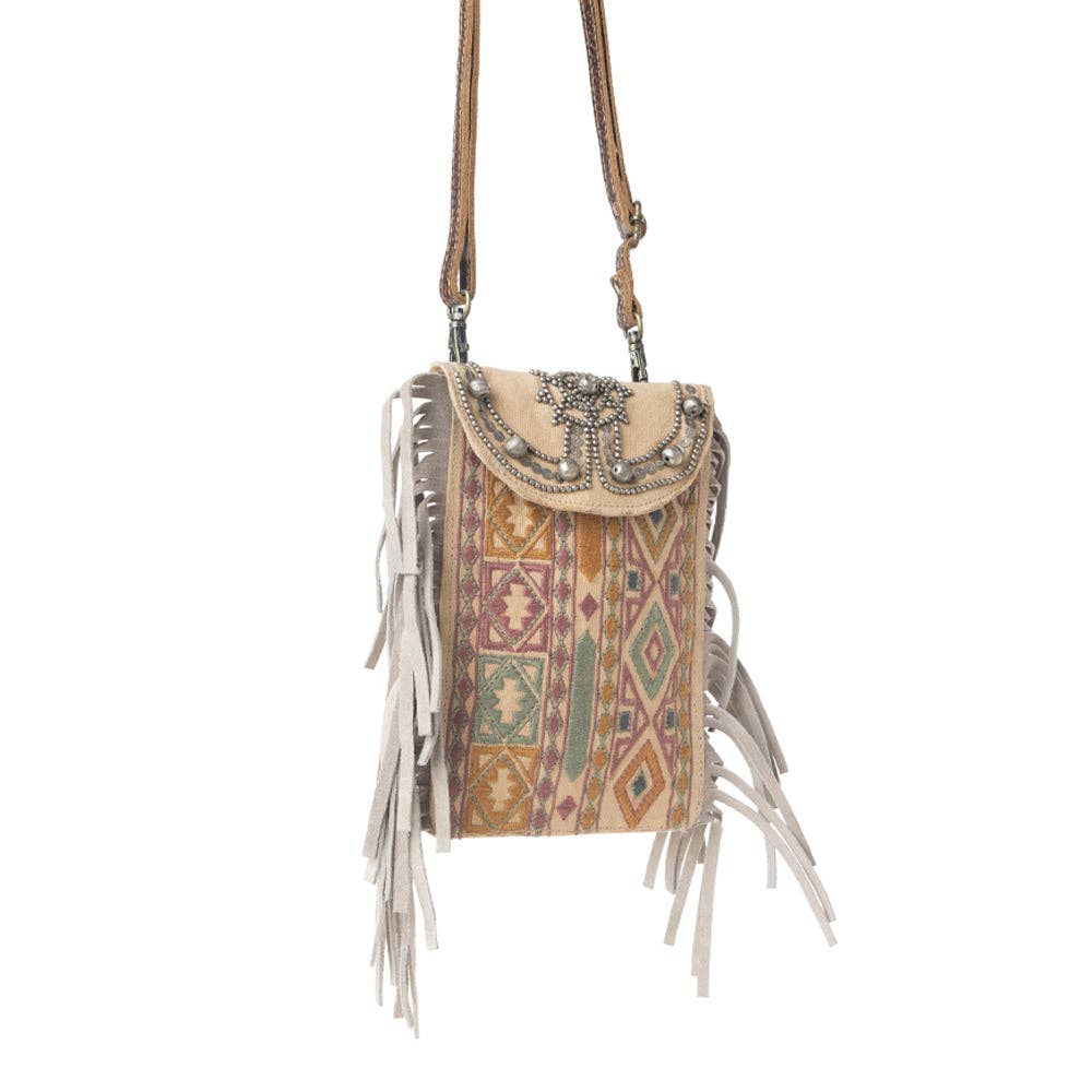 Myra Vintage Song Crossbody Bag in Sahara Clay: Sahara Clay