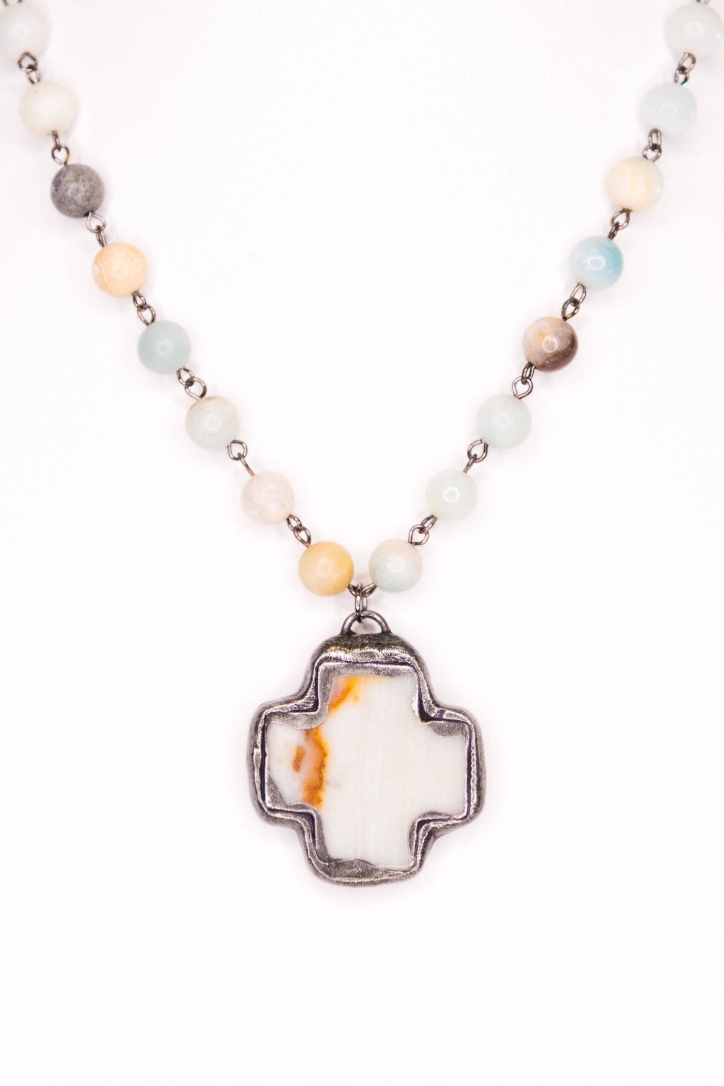 Theresa Necklace in Amazonite