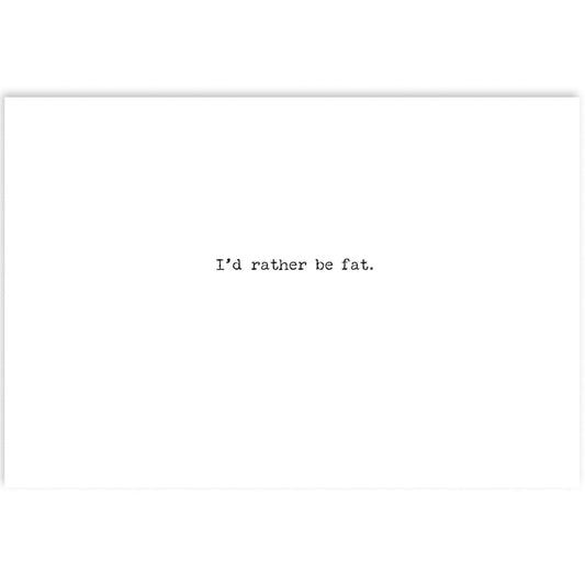 Salad Greeting Card