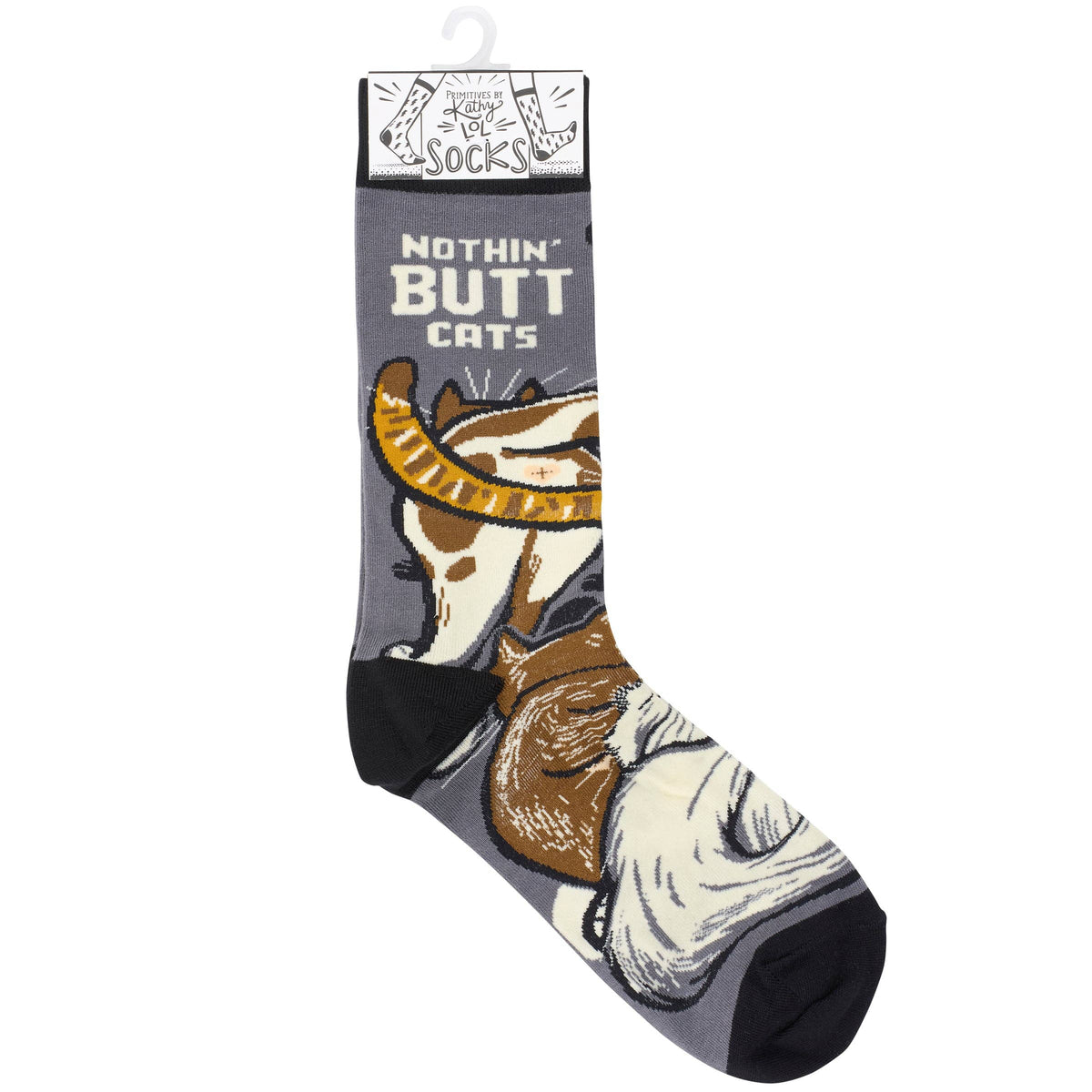 Nothin' Butt Cats Socks