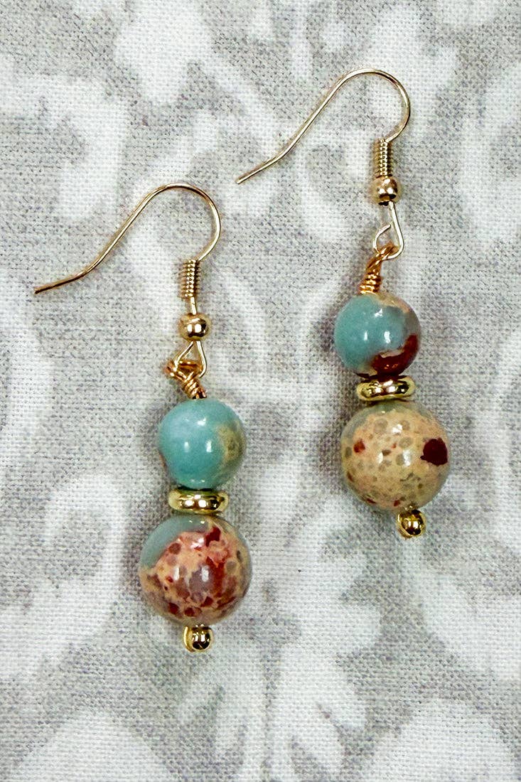 Ruthie Earring - Imperial Jasper