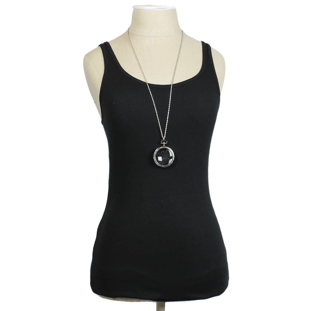 Fashion Inspector Vintage Magnifying Glass Necklace