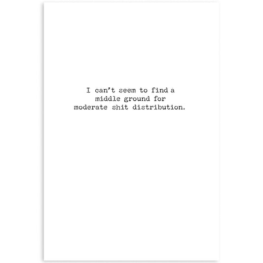 Distribution Greeting Card