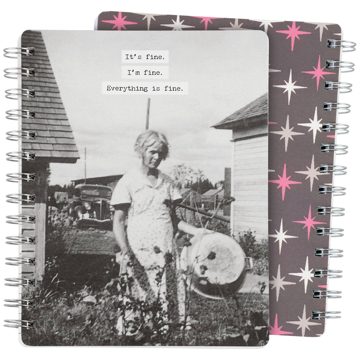 It's Fine I'm Fine Spiral Notebook