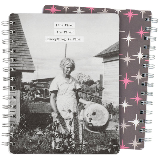 It's Fine I'm Fine Spiral Notebook