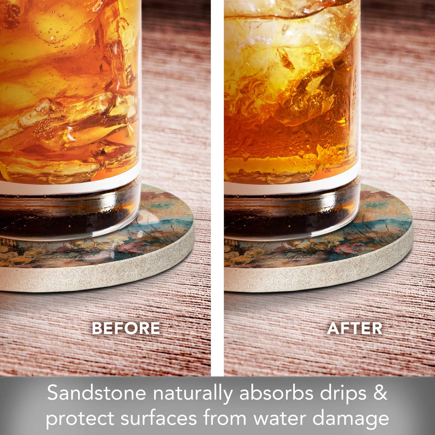 "Desert Dream" Single Sandstone Coaster