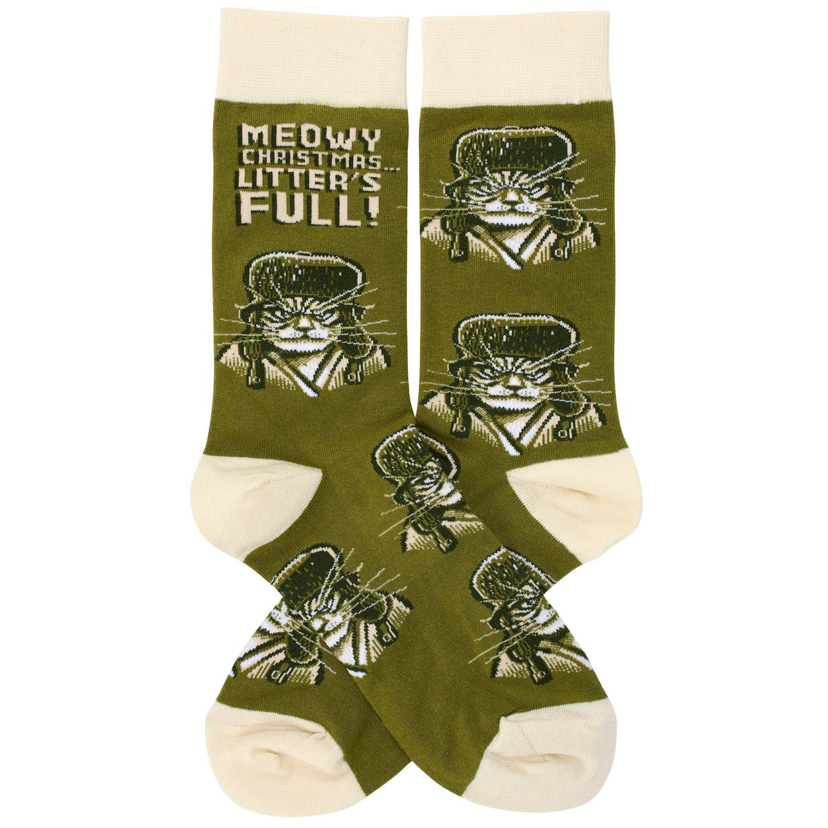 Meowy Christmas Socks Litter's Full