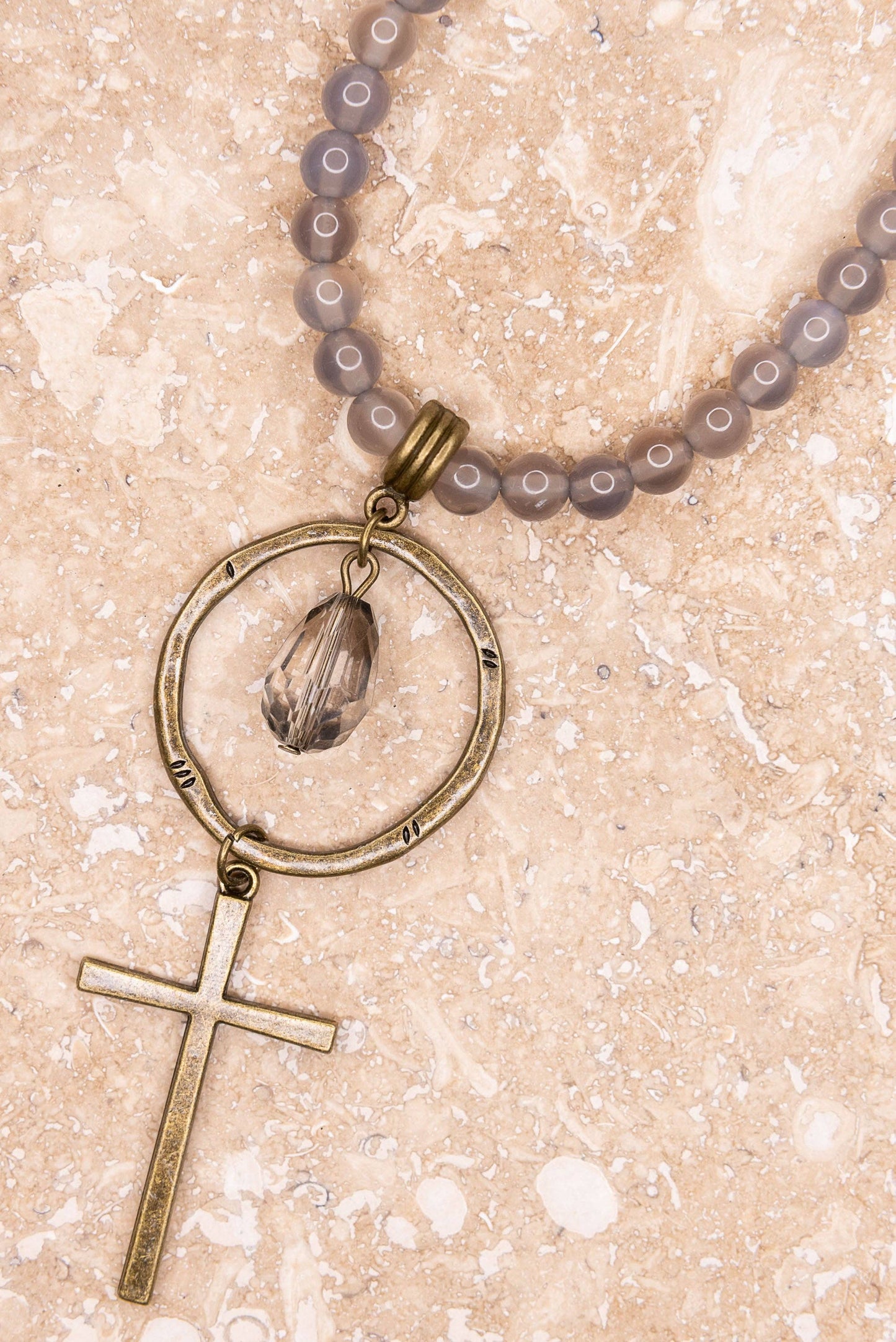 Gianna Necklace in Crystal