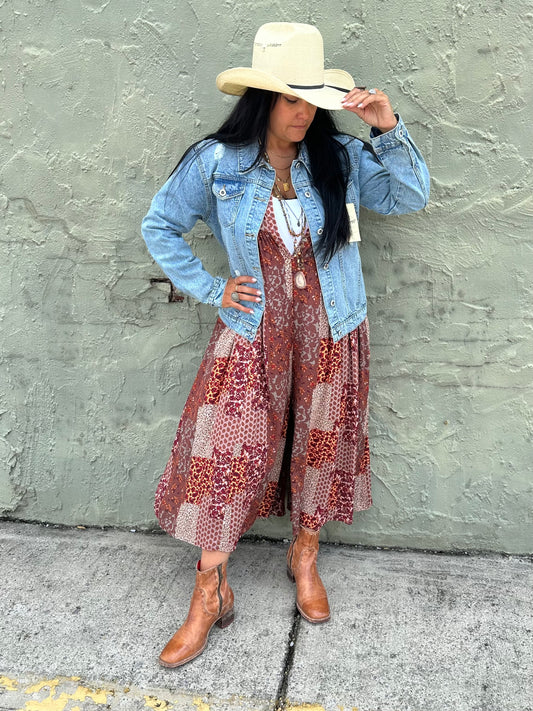 Patchwork Jumpsuit
