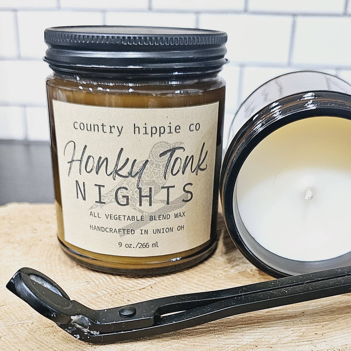 Honky Tonk Nights Apothecary-Inspired 9 oz Candle