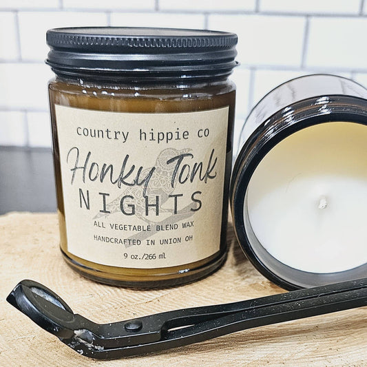 Honky Tonk Nights Apothecary-Inspired 9 oz Candle