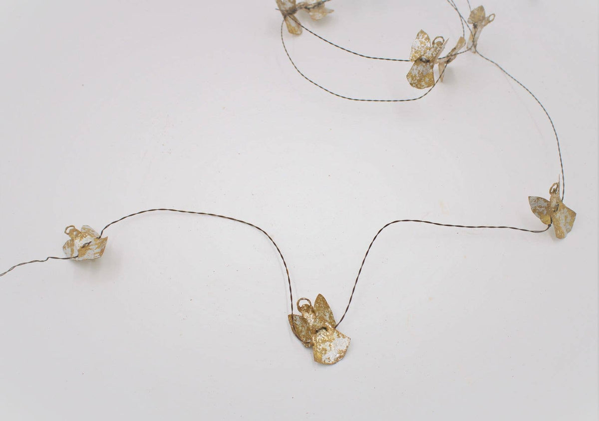 Garland-Angel-Silver Gold Leaf