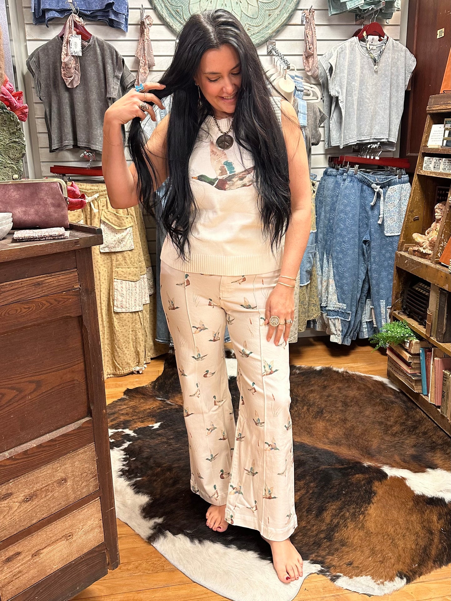 Duck Wide Leg Jeans
