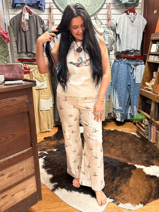 Duck Wide Leg Jeans