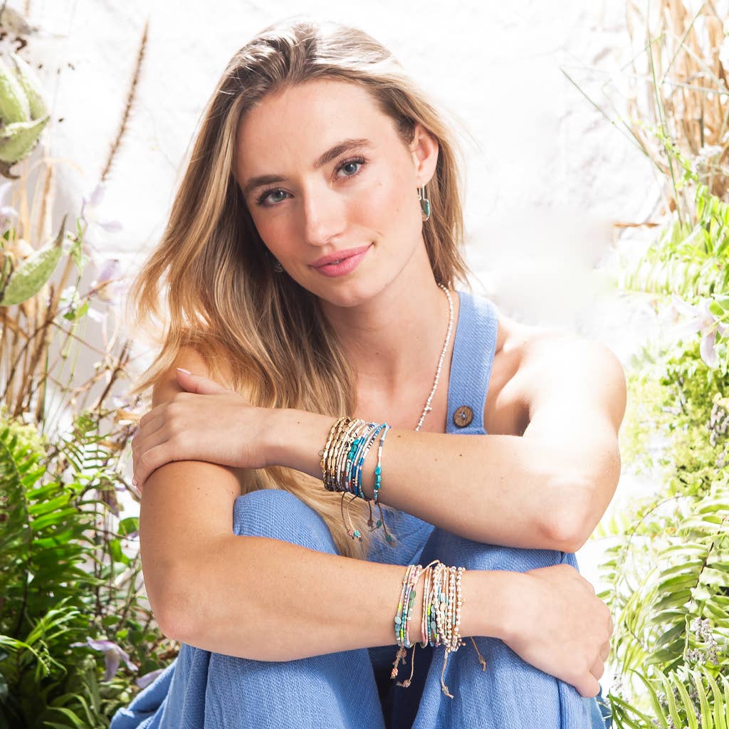 Bracelet - Transformation/African Turquoise/Gold