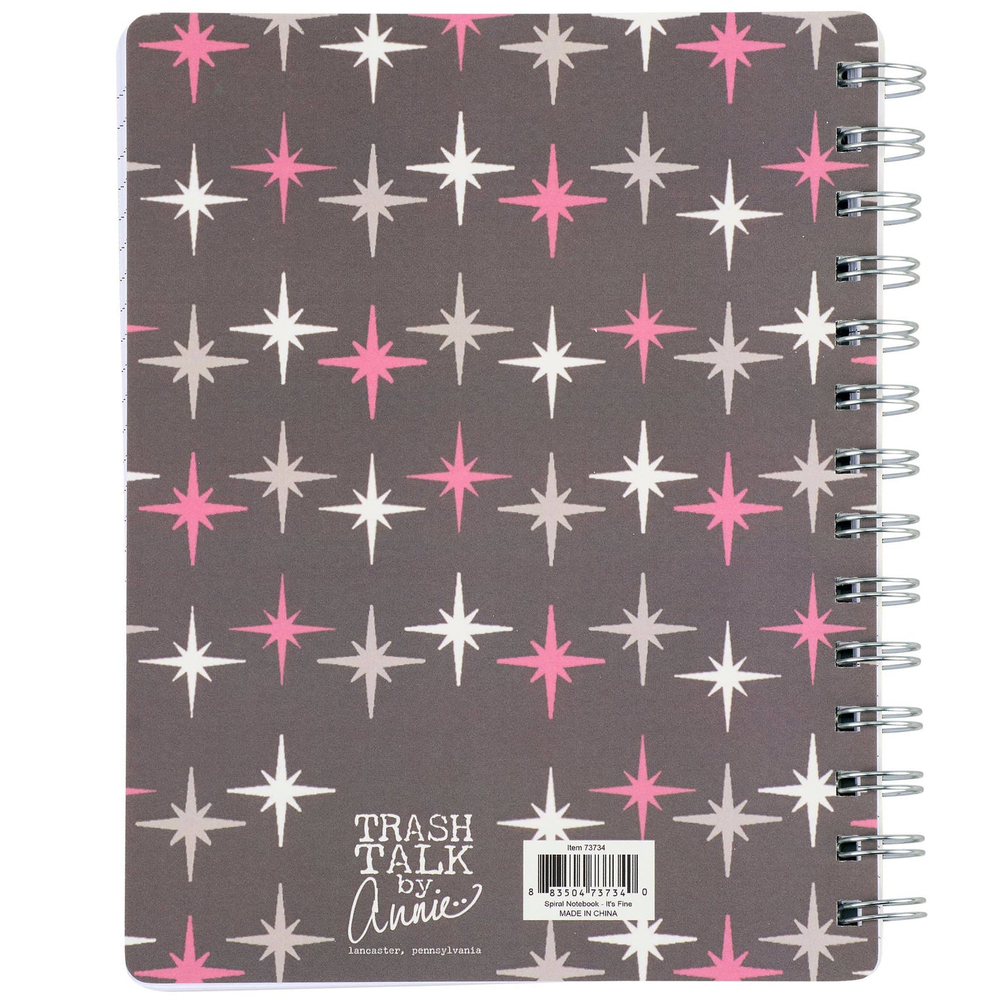 It's Fine I'm Fine Spiral Notebook