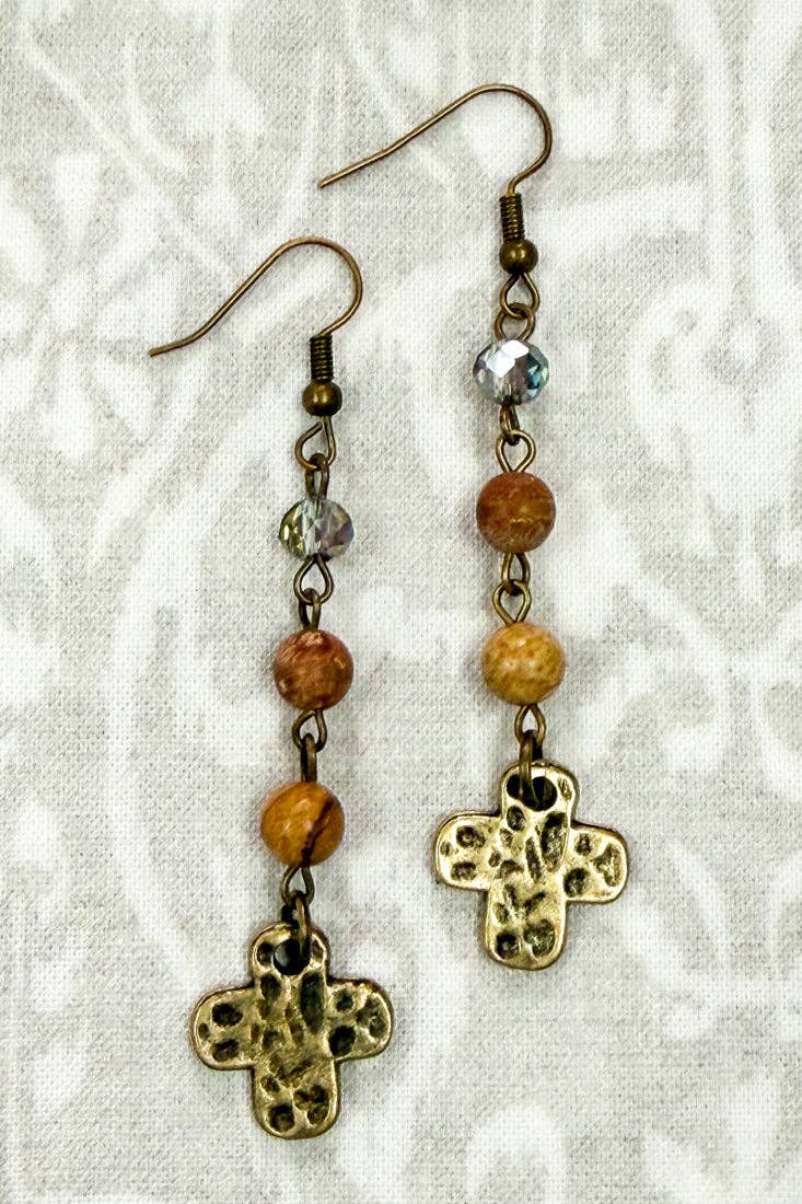 Joan Earring - Brown
