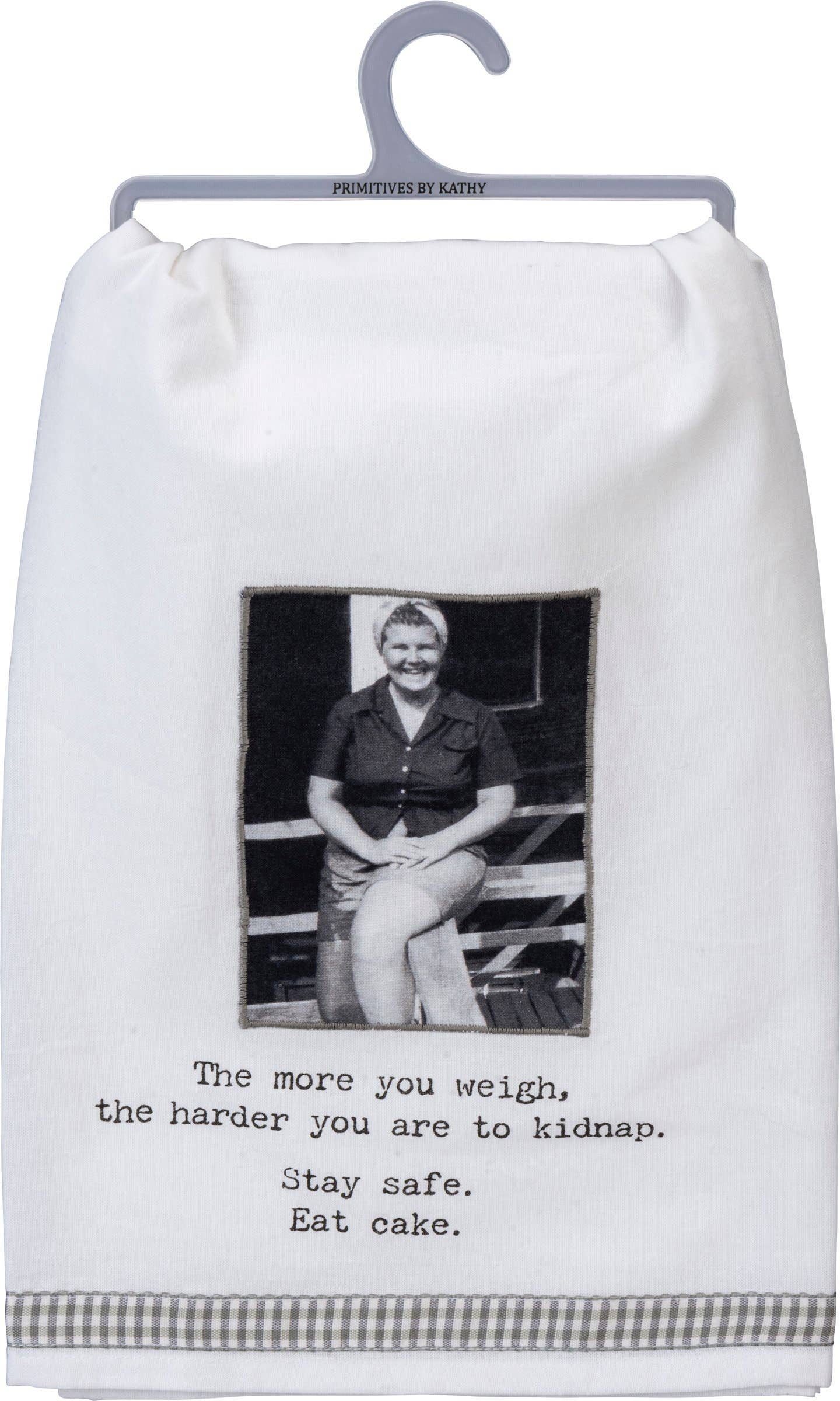 Stay Safe Eat Cake Kitchen Towel