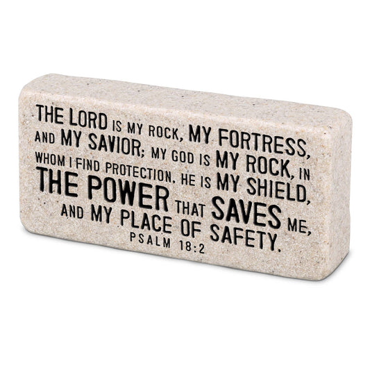 LCP Scripture Block The Lord Is My Rock