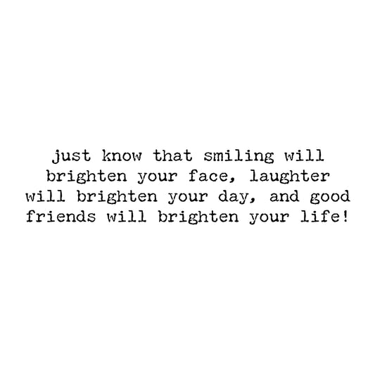 Brighten Life Greeting Card