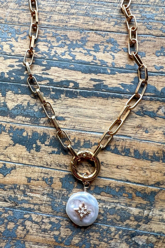 Pearl Star Necklace