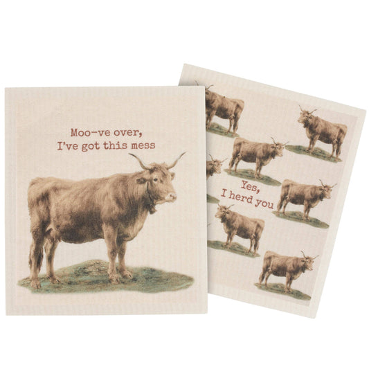 Moove Over I've Got This Mess Swedish Cloth Set