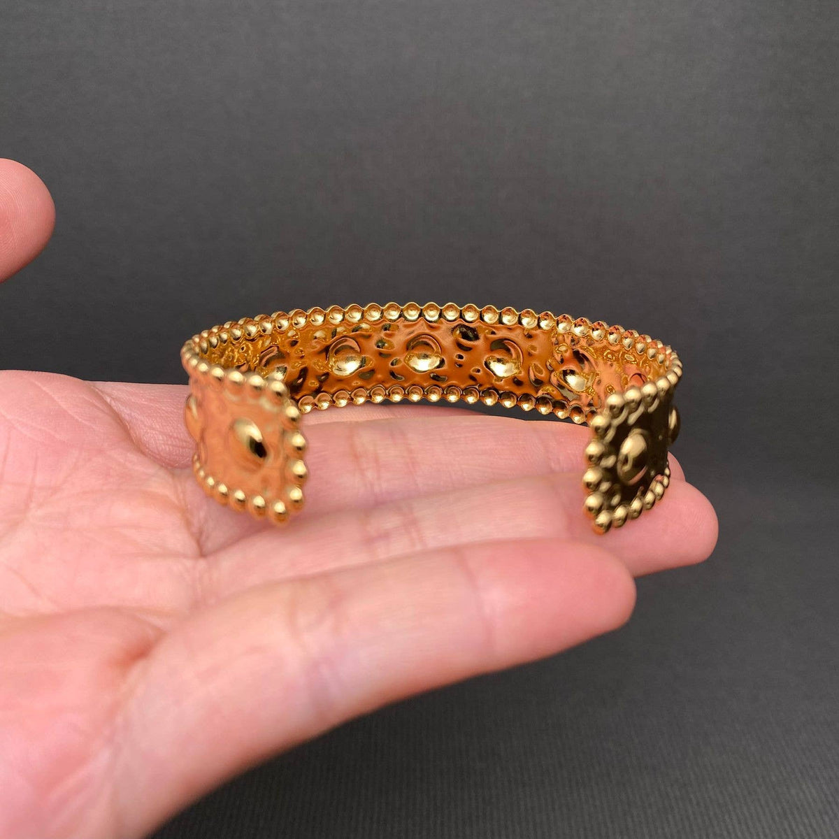 18K Gold Plated Stainless Steel Cuff - FGS