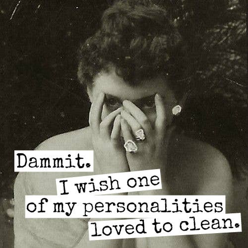 Fridge Magnet. Dammit. I Wish One Of My Personalities...