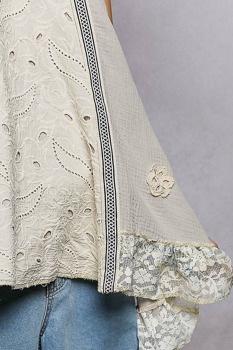 Crochet Halter Neck Top