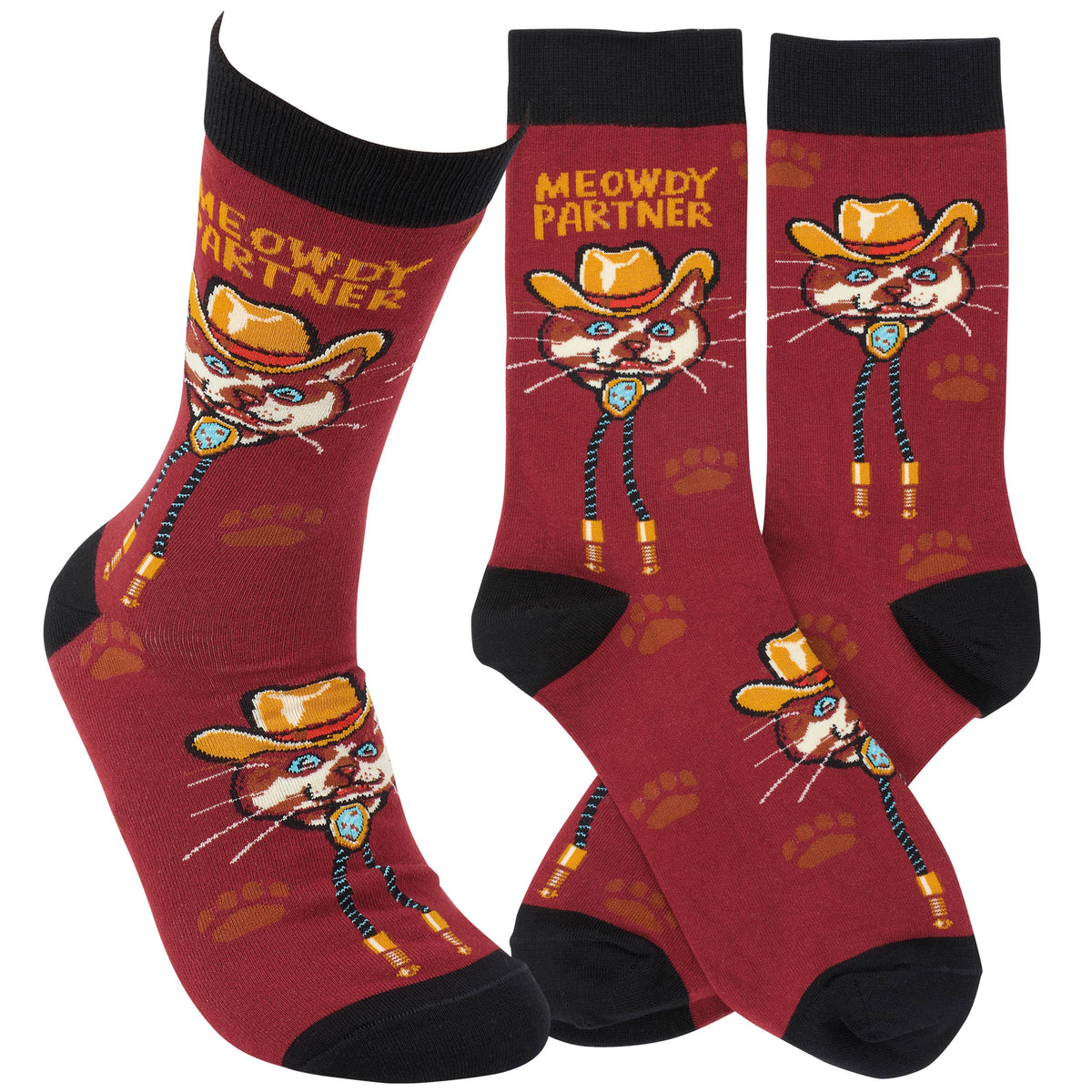 Meowdy Partner Socks