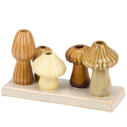 Mushroom Bud Vase