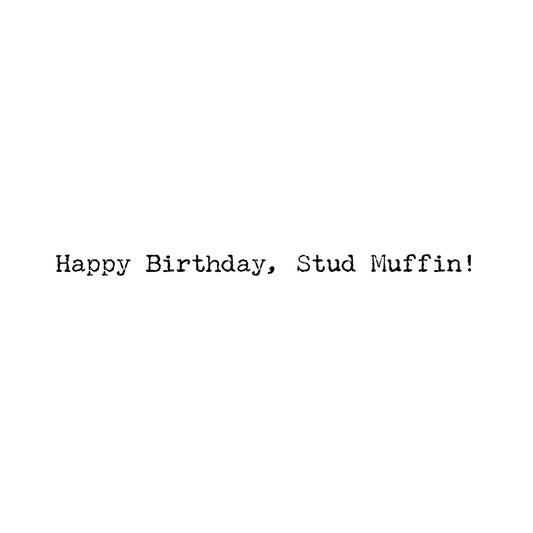 20% Stud Greeting Card