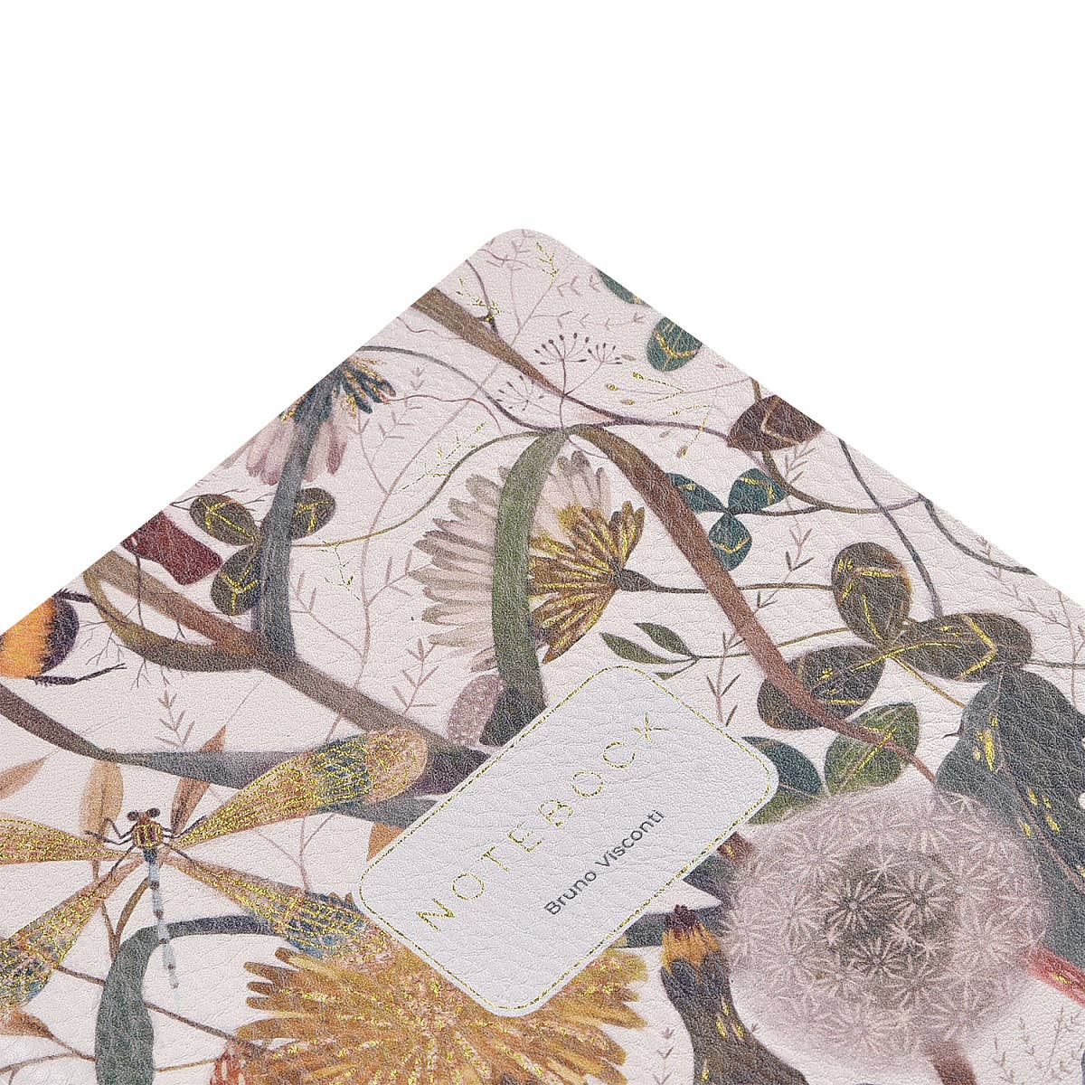 Vegan Leather A5 Notebook - Summer Greens