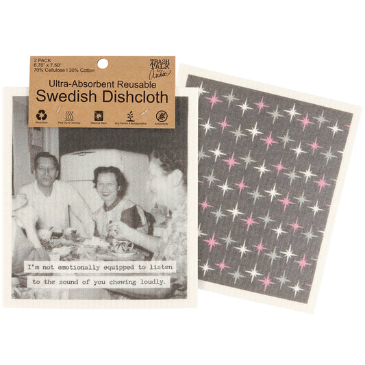 Chewing Loudly Swedish Dishcloth Set