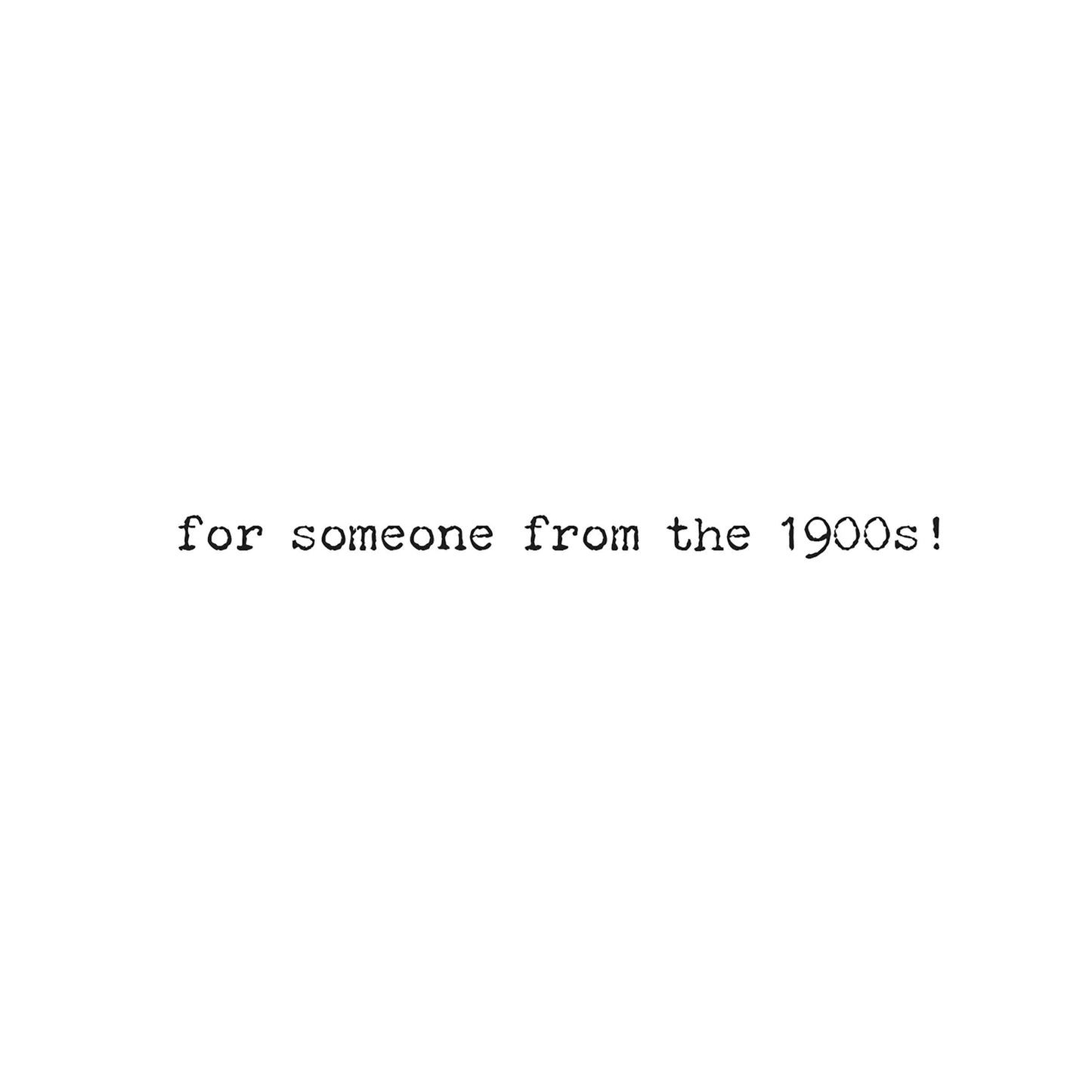 From The 1900s Greeting Card